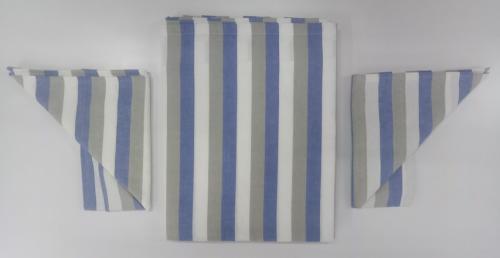 BEDSHEET STRIPE 90X108 2 PILLOW COVER